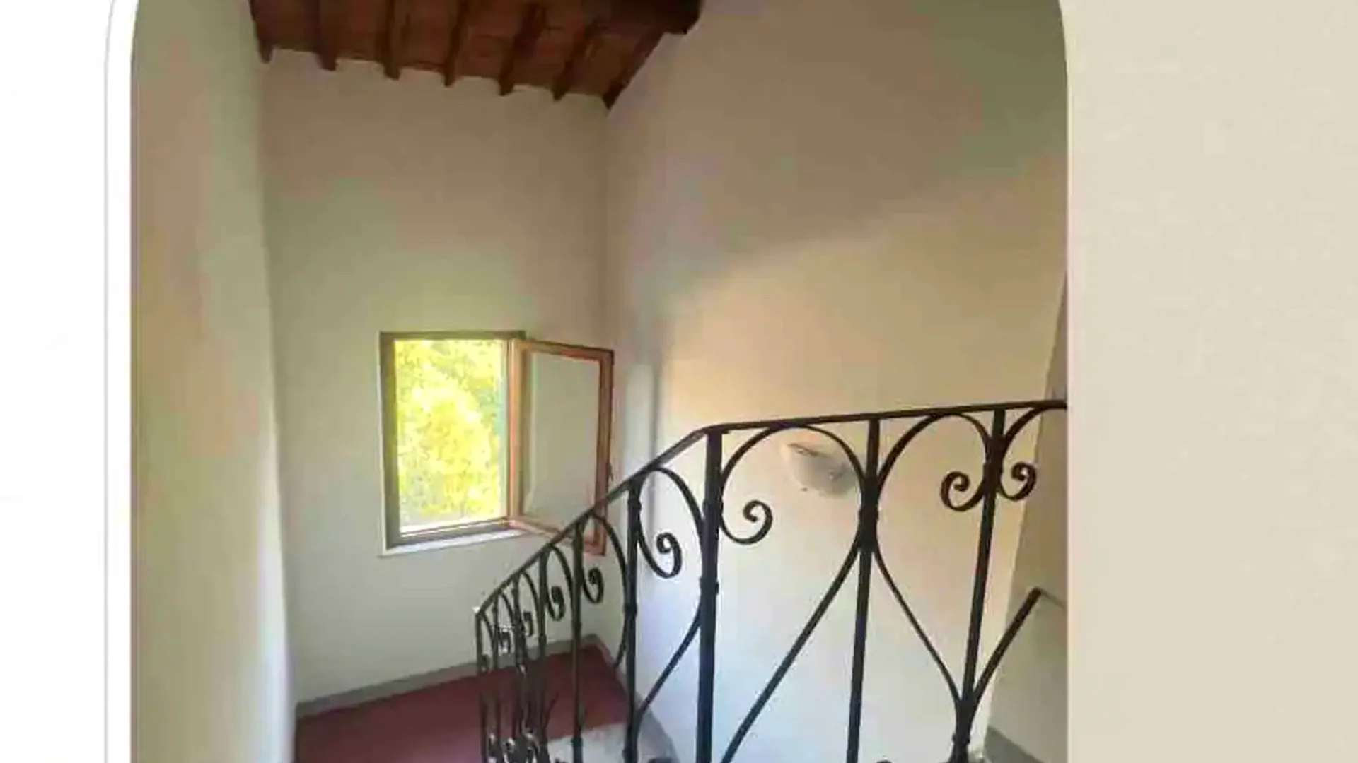 Stair and architectural detail at Villa Versilia